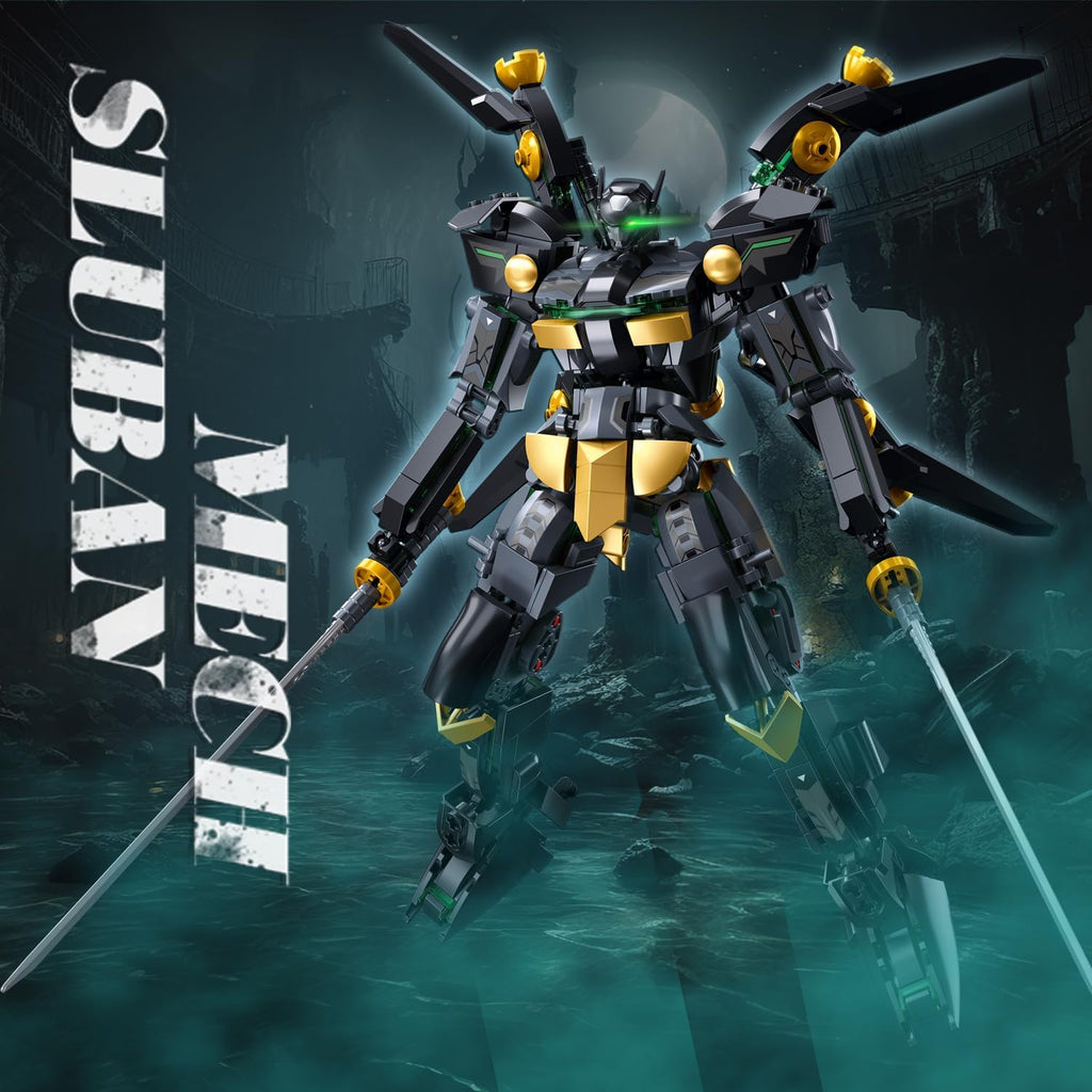 Sluban Robot Black Bat Mecha