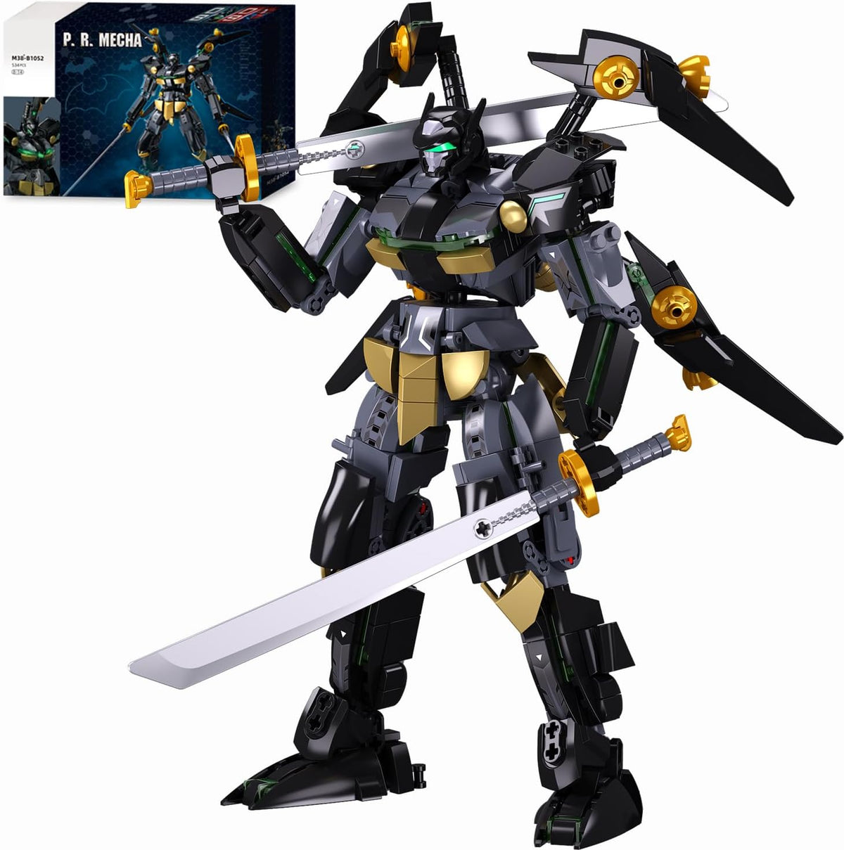Sluban Robot Black Bat Mecha