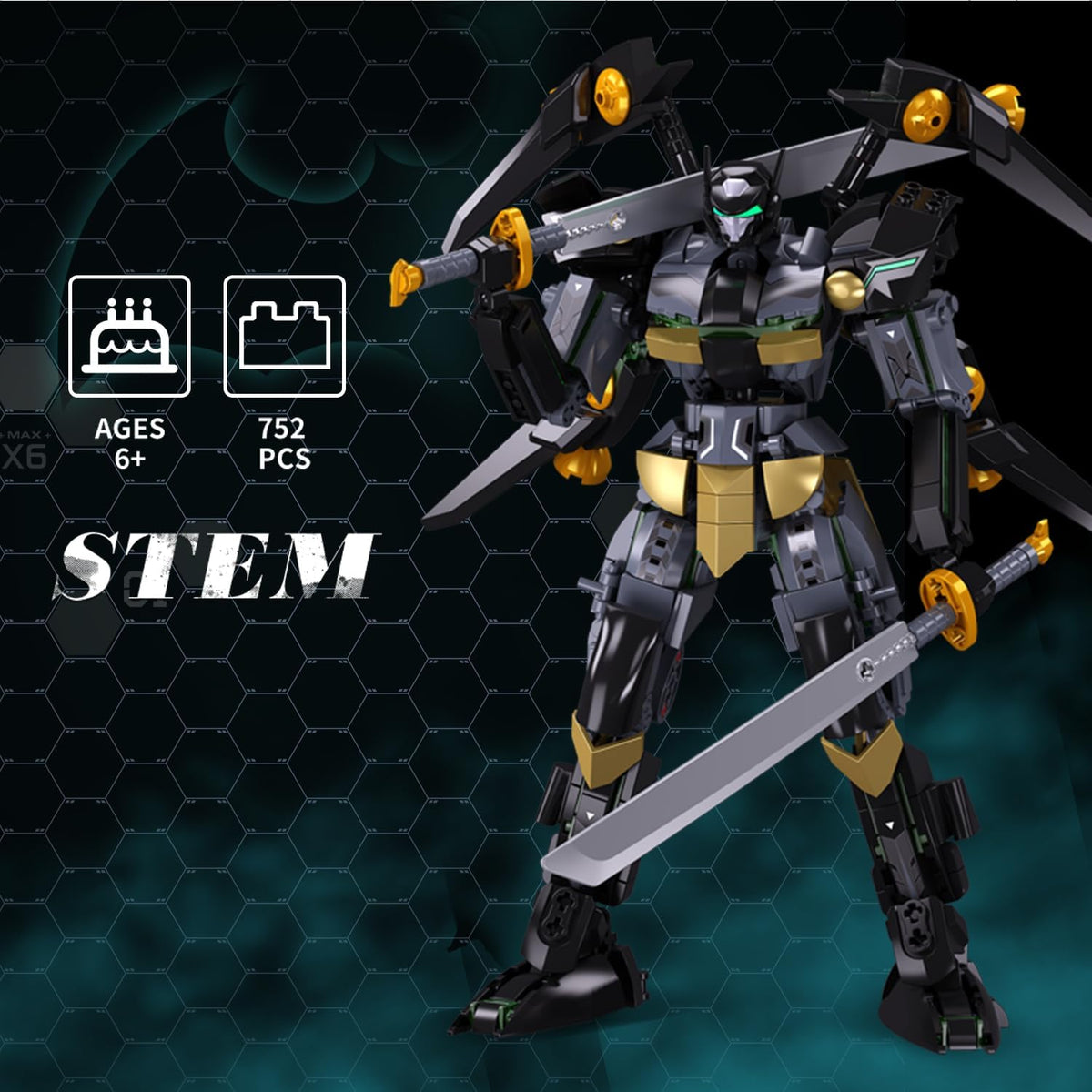 Sluban Robot Black Bat Mecha