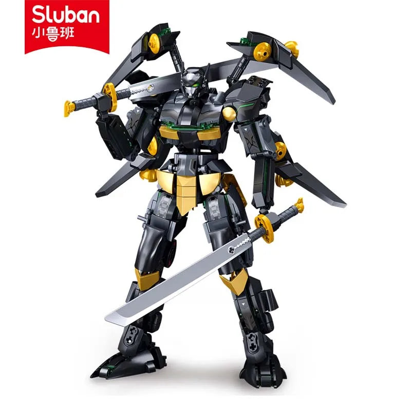Sluban Robot Black Bat Mecha